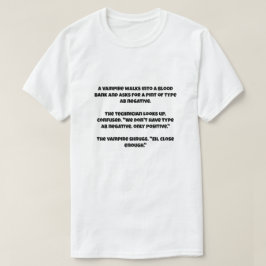 Ein AI Witz über einen Vampir T-Shirt