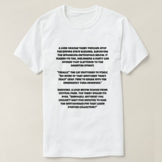 Ein AI-Witz über Katzen, die alle Menschen getötet T-Shirt