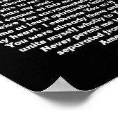 Ein Akt der spirituellen Gemeinschaft Poster (Ecke)