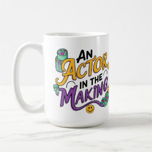 Ein Akteur in der Produktion Kaffeetasse