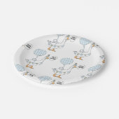 Ein Alberner Gänse-Party-Teller Pappteller (Schrägansicht)