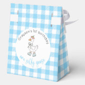 Ein Alberner Gänseblauer Geburtstag Geschenkschachtel (Rückseite)