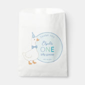 Ein Alberner Gänseblauer Junge zum ersten Geburtst Geschenktütchen (Vorderseite)