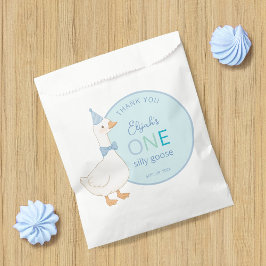 Ein Alberner Gänseblauer Junge zum ersten Geburtst Geschenktütchen