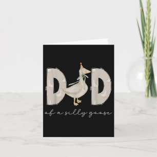 Ein Alberner GänseDaddy 1. Geburtstagsfamilie 20 Karte