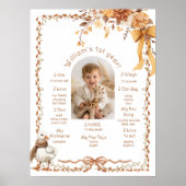 Ein Alberner Gänsefall 1. Geburtstag Foto Meilenst Poster (Vorne)