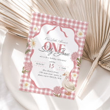 Ein Alberner Gänsehornhaubenkern Pink 1. Geburtsta