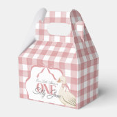 Ein Alberner Gänsehornhaubenkern Pink 1. Geburtsta Geschenkschachtel (Vorderseite)