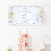Ein Alberner Gänsejunge 1. Geburtstag Banner (Insitu)
