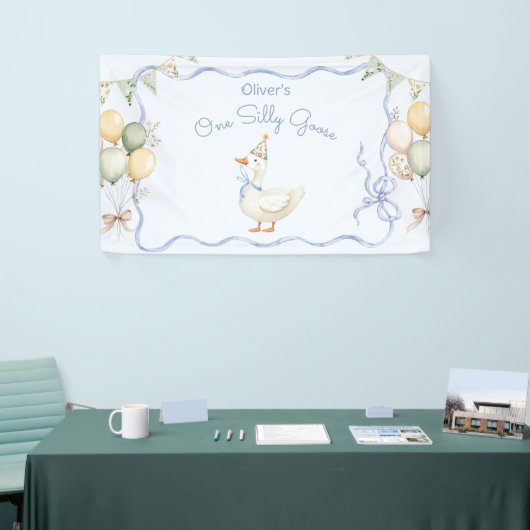 Ein Alberner Gänsejunge 1. Geburtstag Banner (Messeveranstaltung)
