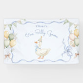 Ein Alberner Gänsejunge 1. Geburtstag Banner (Horizontal)