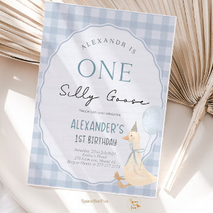 Ein Alberner Gänsejunge 1. Geburtstag Einladung