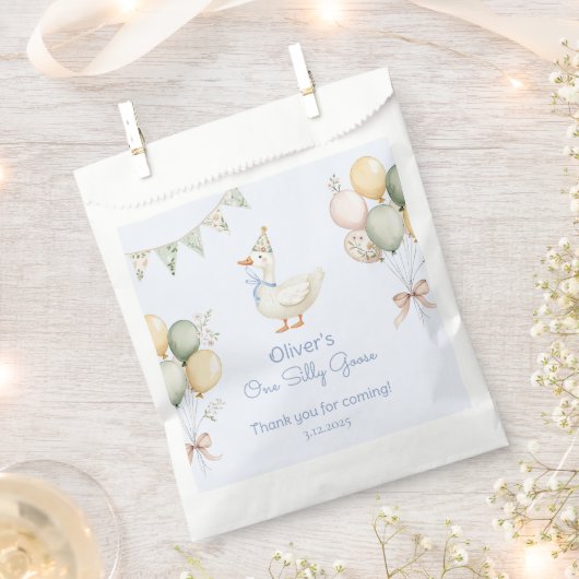 Ein Alberner Gänsejunge 1. Geburtstag Geschenktütchen (Ausgeschnitten)