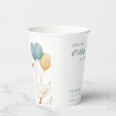 Ein Alberner Gänsejunge 1. Geburtstag Party Pappbecher (Rechts)