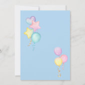 Ein Alberner Gänsejunge zum ersten Geburtstag Einladung (Rückseite)