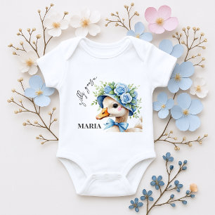 Ein Alberner Gänsejunge zum Geburtstag Baby Strampler