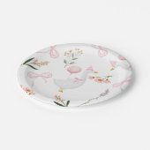 Ein alberner Gänsepapier-Teller Gänsepäckchen 1. G Pappteller (Schrägansicht)