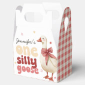 Ein Alberner Gänserweihnachtsbow 1. Geburtstag Geschenkschachtel (Geöffnet)