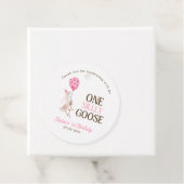 Ein Albernes Gänse Geburtstag, Mädchen 1. Geburtst Geschenkanhänger (Beispiel)