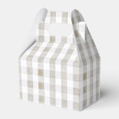 Ein Albernes Gänse Gingham Gingham 1. Geburtstag Geschenkschachtel (Rückseite)
