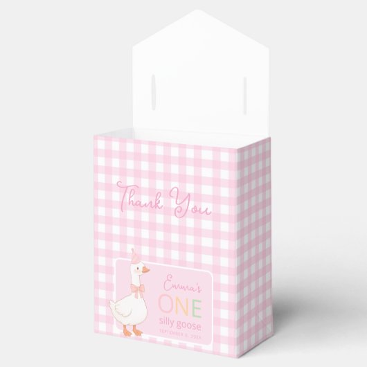 Ein Albernes Gänse Niedlich Pink Girl 1. Geburtsta Geschenkschachtel (Geöffnet)