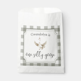 Ein Albernes Gänse-Niedliches Party des 1. Geburts Geschenktütchen