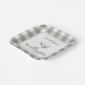 Ein Albernes Gänse-Niedliches Party des 1. Geburts Pappteller (Gewinkelt)