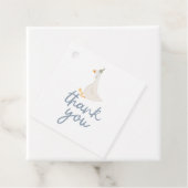 Ein Albernes Gänseblau und grün Geschenkanhänger (Beispiel)