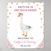 Ein Albernes Gänseheier 1. Geburtstag Party Willko Poster (Vorne)