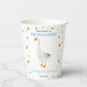 Ein Albernes Gänsejubiläum 1. Geburtstag Party Pappbecher (Rückseite)