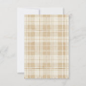 Ein Albernes Gänseneutrales Boho Baby 1. Geburtsta Dankeskarte (Rückseite)