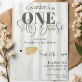 Ein Albernes GänseNiedliches Wasserfarben 1. Gebur Einladung