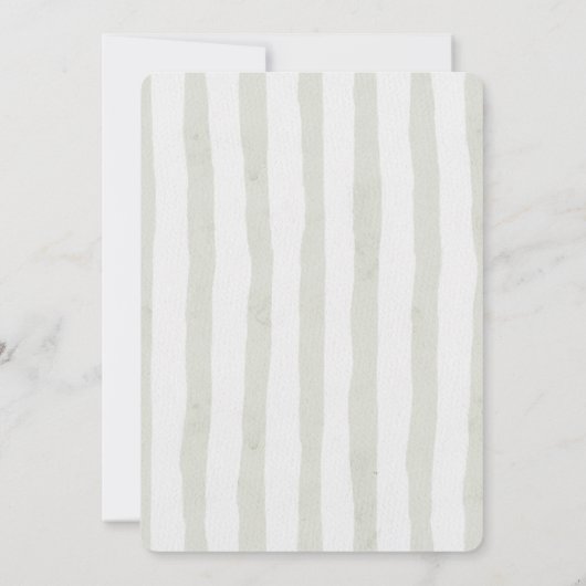 Ein Albernes GänseNiedliches Wasserfarben 1. Gebur Einladung (Rückseite)