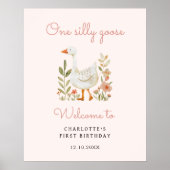 Ein Albernes Gänsepiel Erstgeburtenmädchen Begrüßu Poster (Vorne)