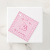 Ein Albernes Gänsepink-Handgezogenes Mädchen 1. Ge Geschenkanhänger (Beispiel)