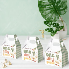 Ein Albernes Gänseweihnachtsgrün 1. Geburtstag Geschenkschachtel