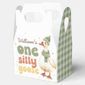 Ein Albernes Gänseweihnachtsgrün 1. Geburtstag Geschenkschachtel (Geöffnet)