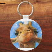 ein albernes Gesicht Schlüsselanhänger (Vorderseite)