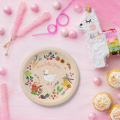 Ein Albernes Goose Bauer Garden Themenpark Peach Pappteller (Party)