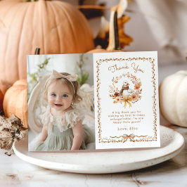 Ein Albernes Goose Girl Geburtstag Foto Danke Kart Einladung