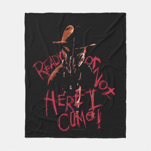Ein Albtraum an der Elm Street | Bereit oder nicht Fleecedecke (Vorderseite)