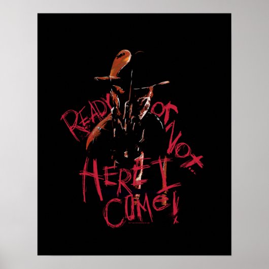 Ein Albtraum an der Elm Street | Bereit oder nicht Poster (Vorne)