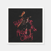 Ein Albtraum an der Elm Street | Bereit oder nicht Serviette (Vorderseite)