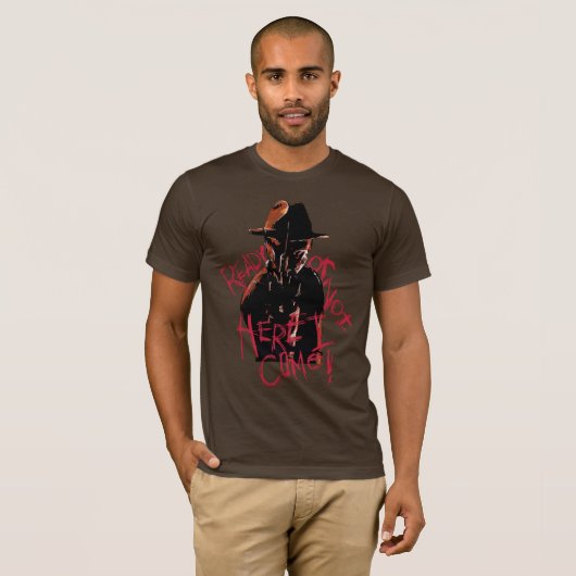 Ein Albtraum an der Elm Street | Bereit oder nicht T-Shirt (Vorne ganz)