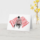 Ein Albtraum an der Elm Street | Dream Demon Fredd Karte (Gelbe Blume)