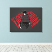 Ein Albtraum an der Elm Street | Dream Demon Fredd Leinwanddruck (Insitu (Holzboden))