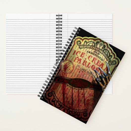 Ein Albtraum an der Elm Street | Eiscreme aus Spri Notizblock (Innen)