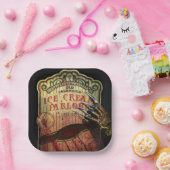 Ein Albtraum an der Elm Street | Eiscreme aus Spri Pappteller (Party)