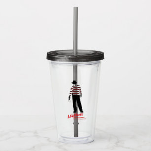 Ein Albtraum an der Elm Street Freddy Krueger Acryltrinkbecher