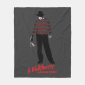 Ein Albtraum an der Elm Street | Freddy Krueger Fleecedecke (Vorderseite)